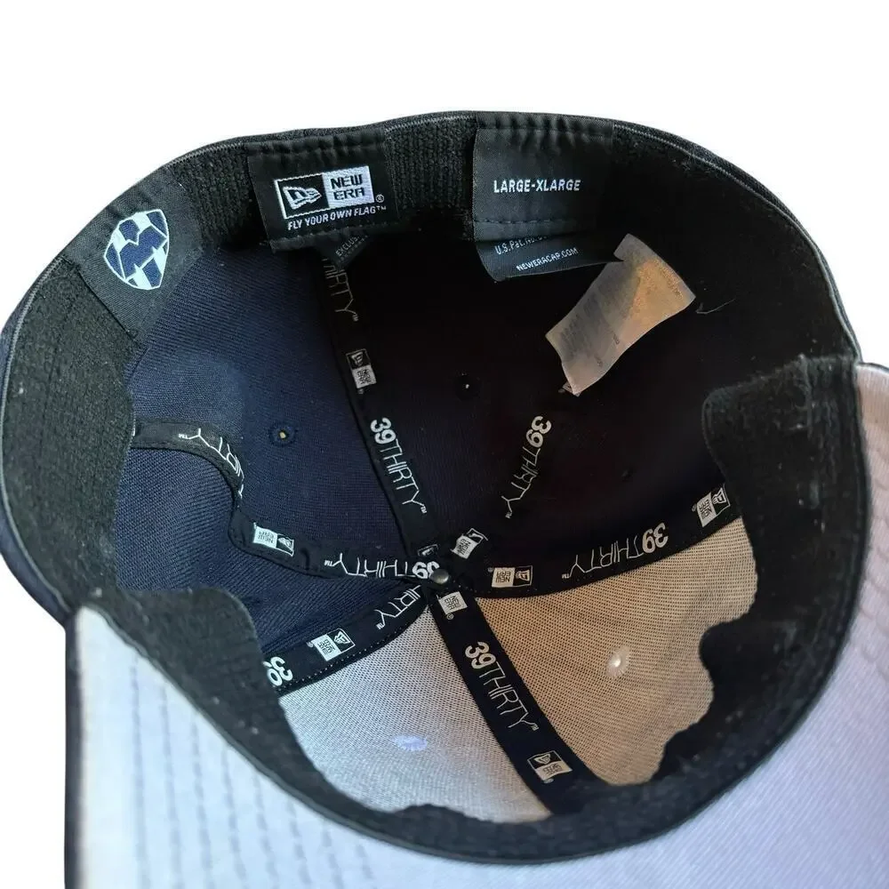 NEW ERA RETRO PINSTRIPE RAYADOS DE MONTERREY SOCCER EMBROIDERED FITTED L/XL CAP